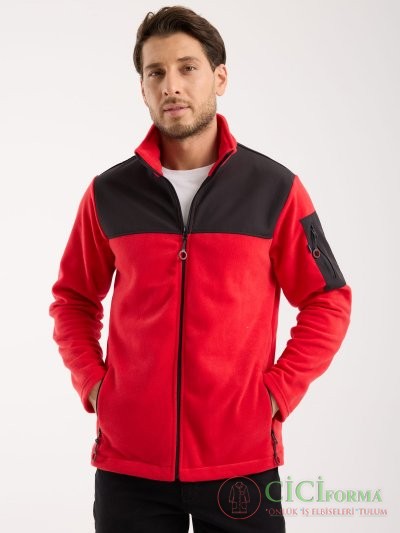 Kırmızı Renk Polar Mont