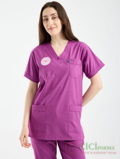 Bayan Mor Hastane Forması